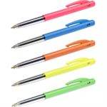 Kuglepen Bic M10 Ultracolors m. Ass. farver